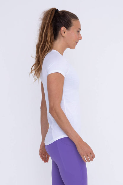 Mesh Back Slim Fit Active Tee