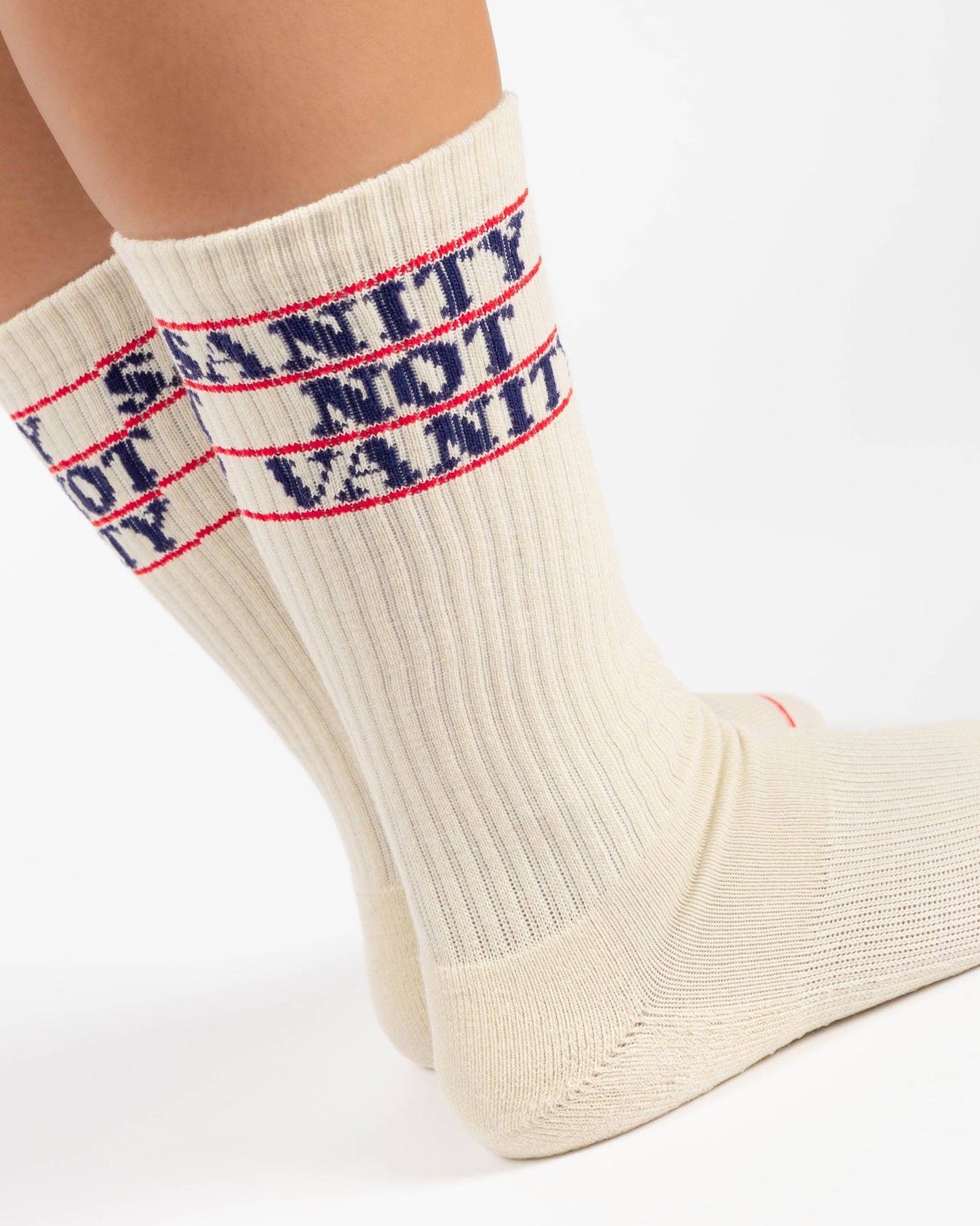 Sanity Not Vanity Crew Grip Sock