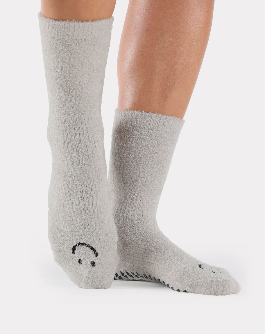 Happy Cloud Crew Grip Sock