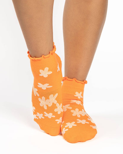 Bloom Quarter Grip Sock