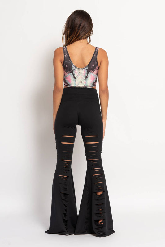 Jimi Laser Cut Bell Bottoms