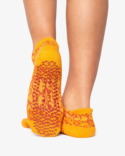 Abstract Full Foot Grip Sock