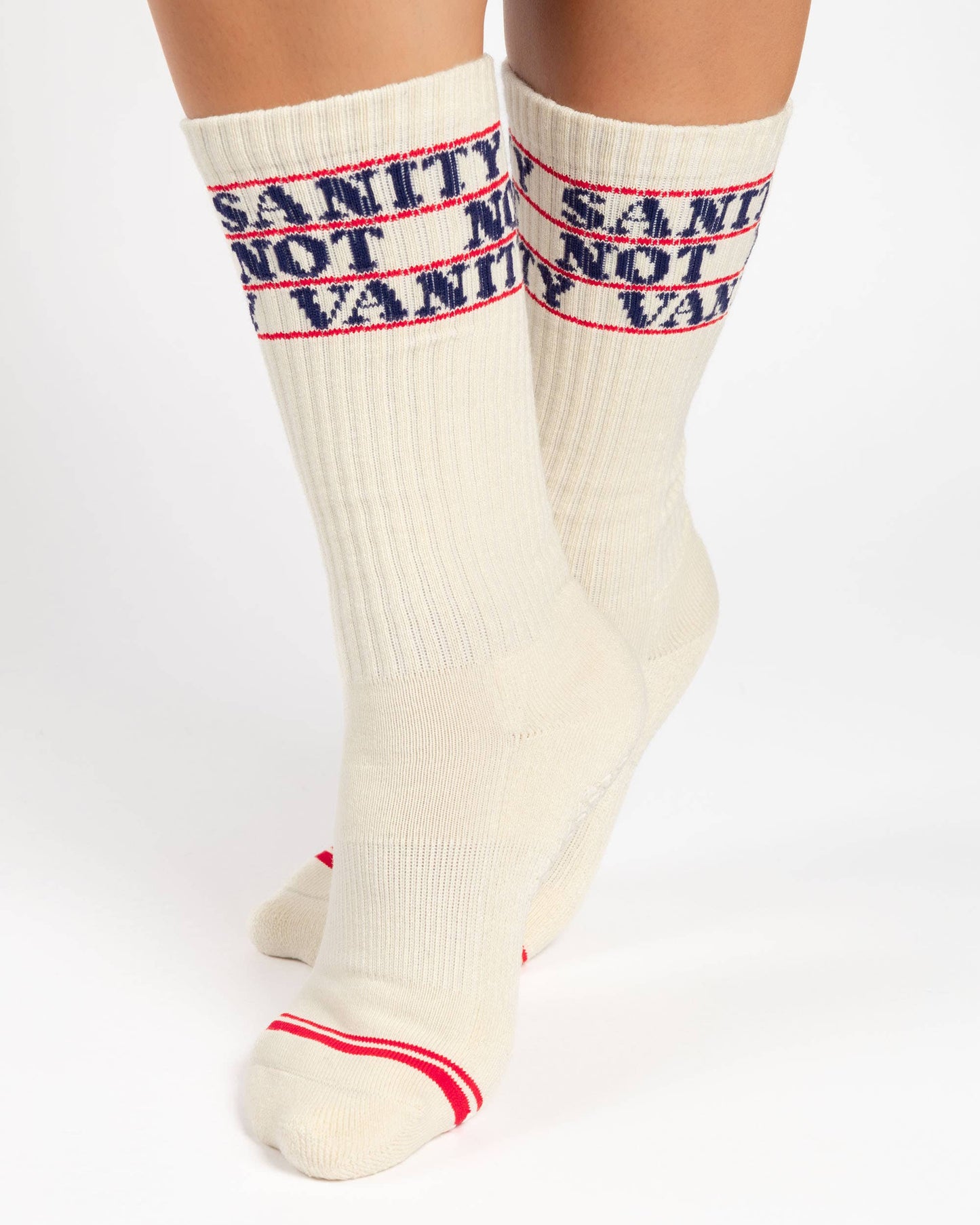 Sanity Not Vanity Crew Grip Sock