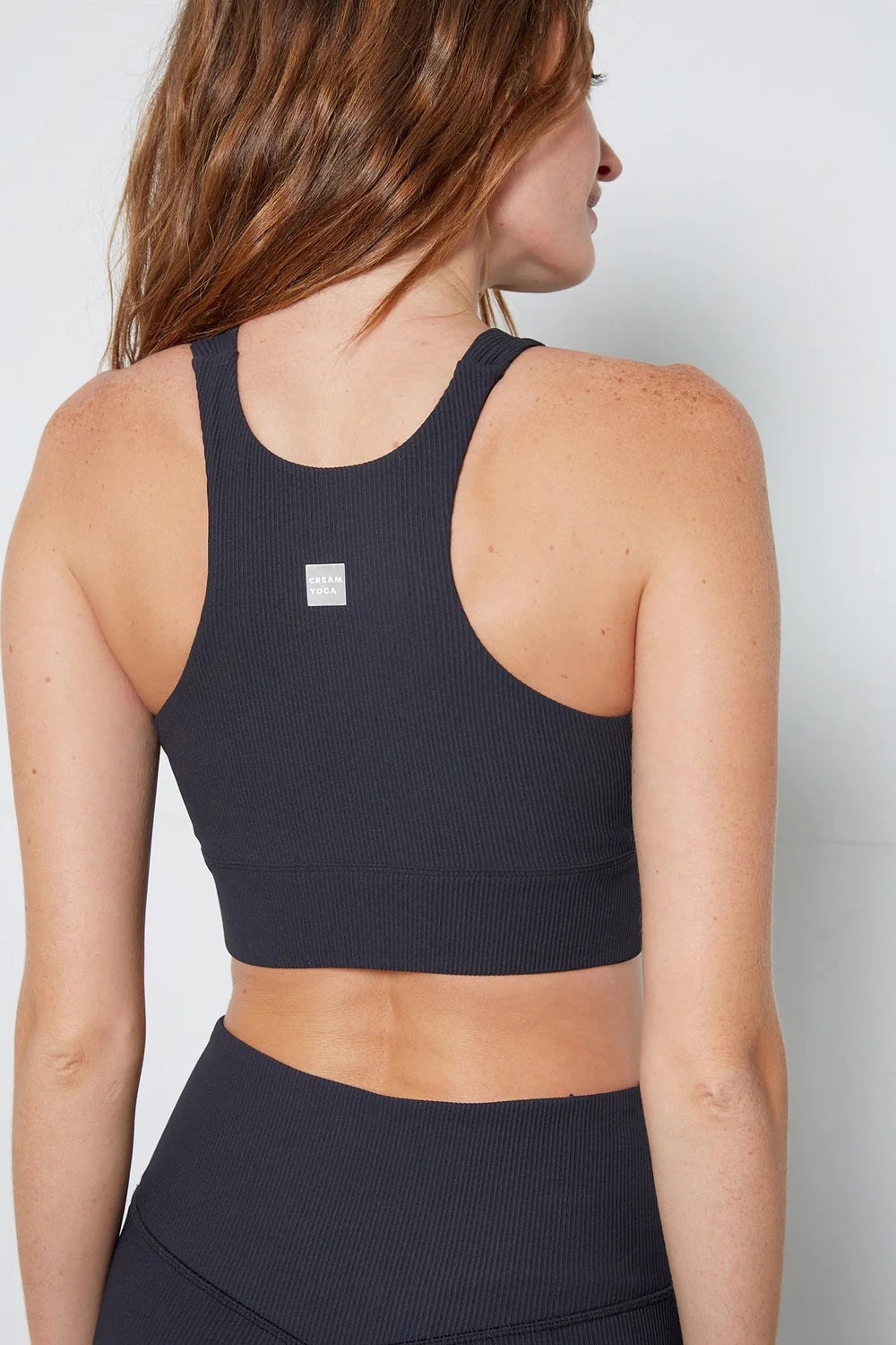 Sophia High Neck Ribbed Sports Bra