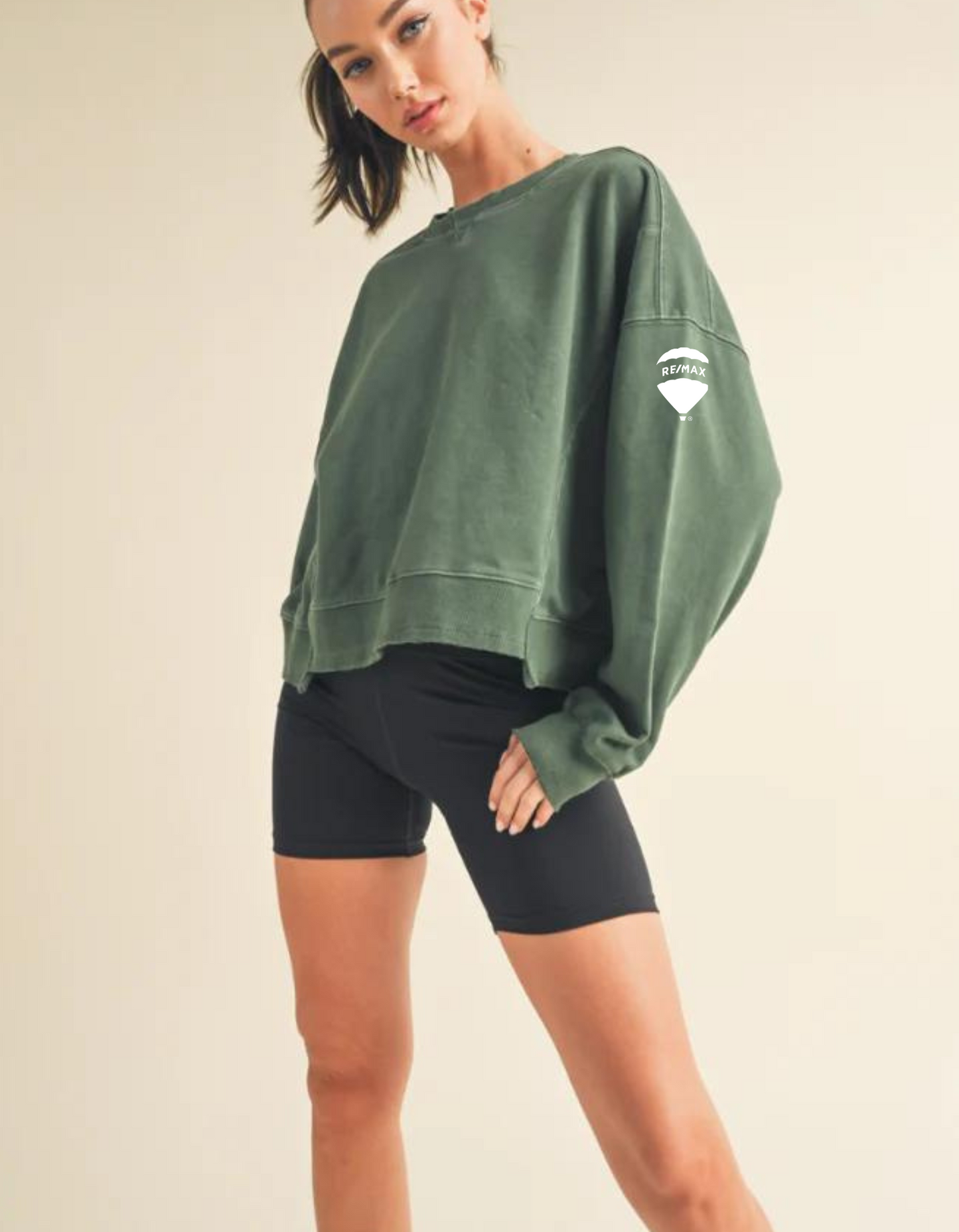 The RE/MAX Collection | Mineral Wash Boxy Style Sweatshirt