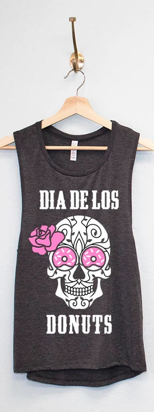 But Did You Die? Sugar Skulls Workout Tank Top