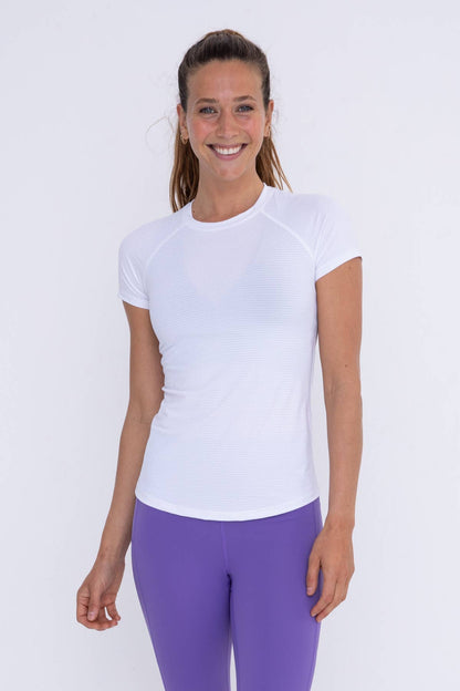 Mesh Back Slim Fit Active Tee