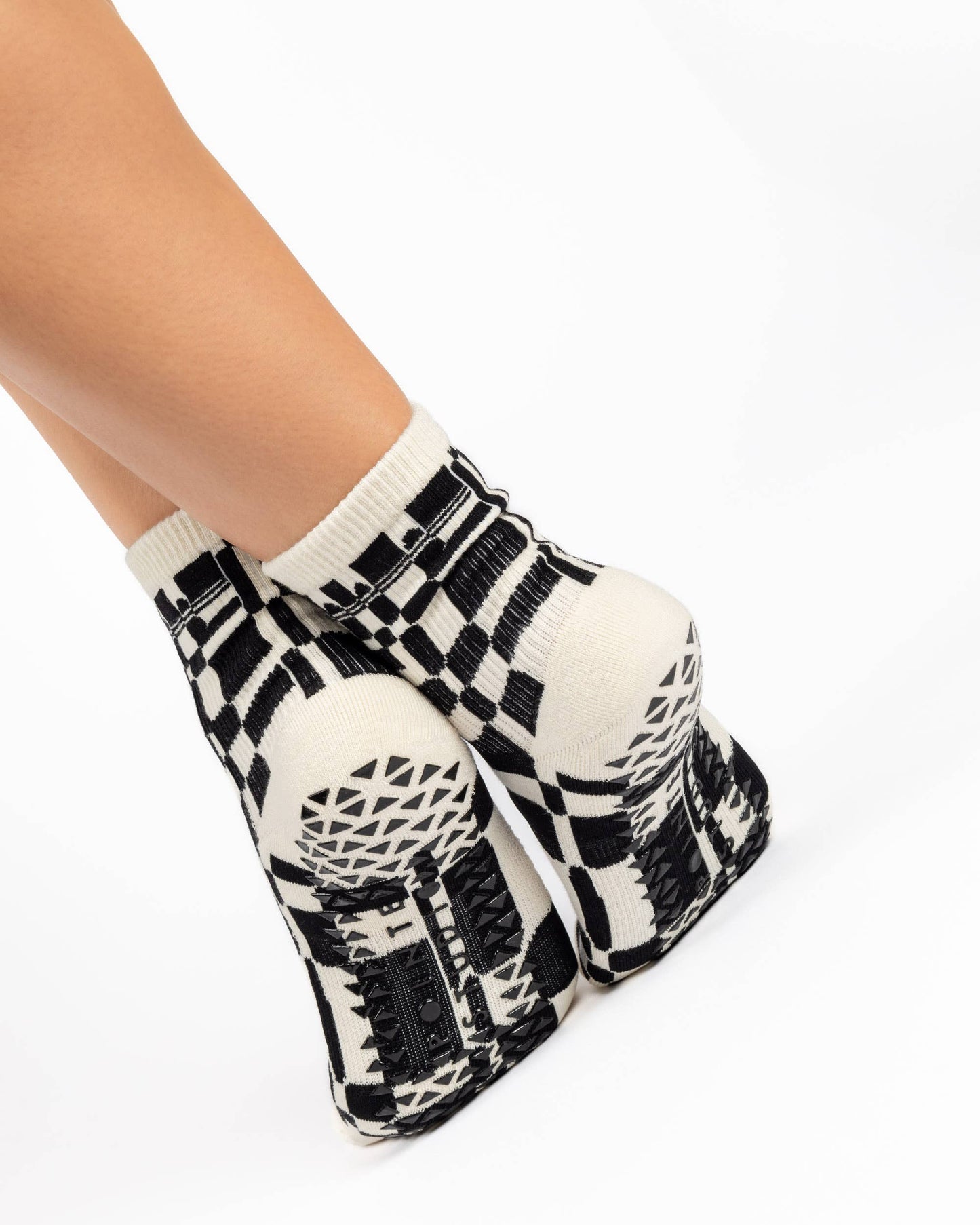 Retro Geo Ankle Grip Sock